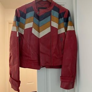 Leather BCBGMAXAZRIA jacket